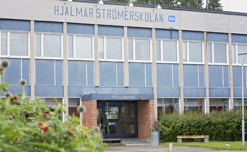 Hjalmars fasad.