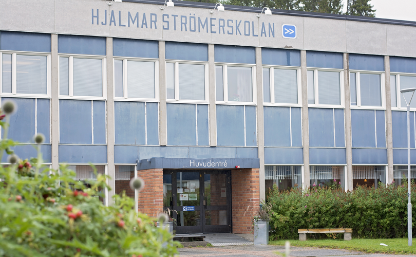 Hjalmars fasad.
